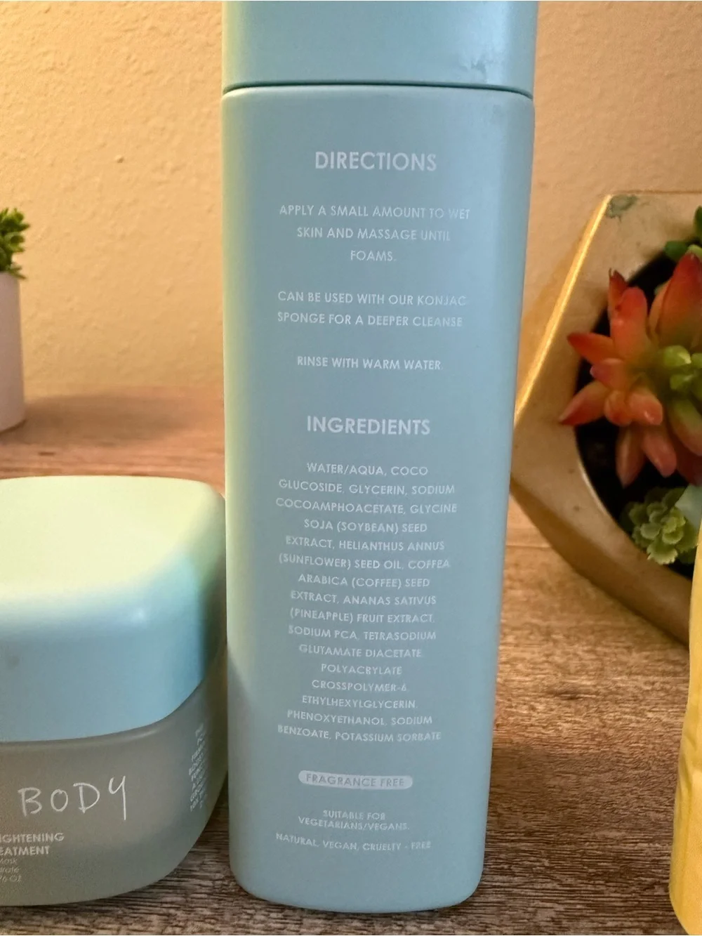 BANGN BODY Facial Cleanser, Serum/Mask, Lip & Eye Balm